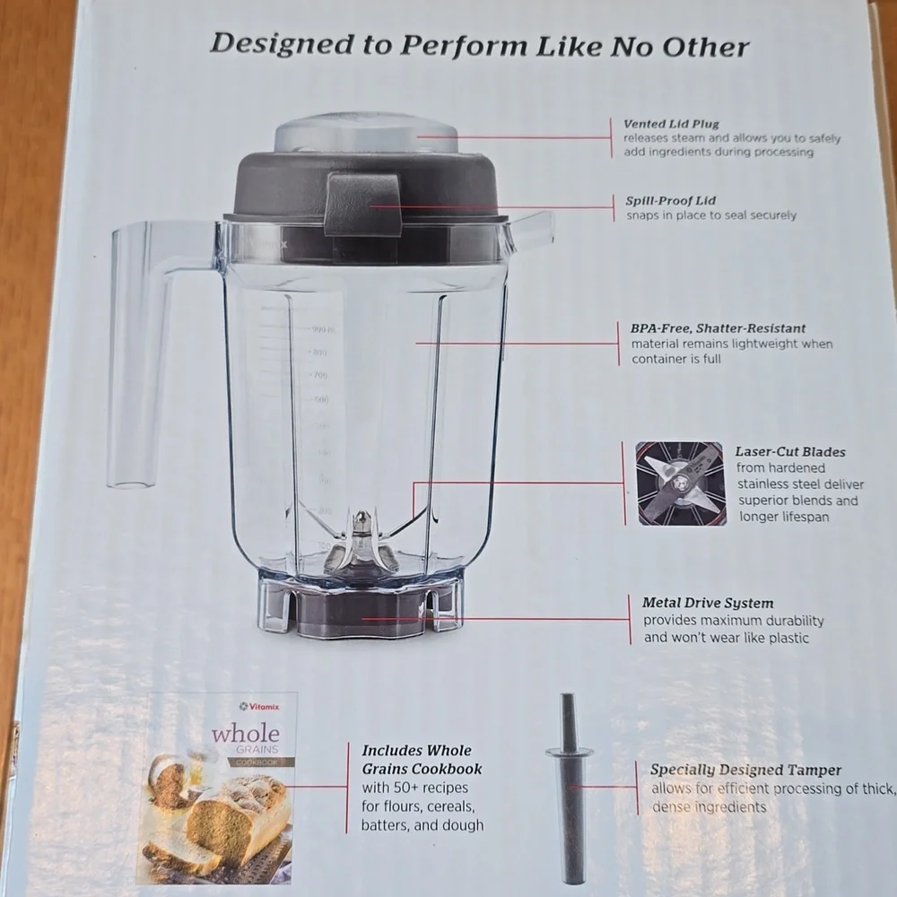 NIB Vitamix 32-Ounce Dry Grains Container - Never Opened - Picture 11 of 16